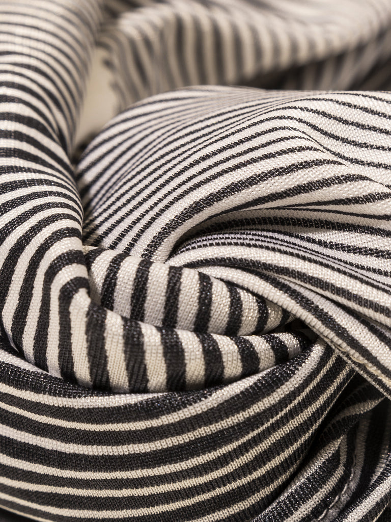 CAPRI BAND - Striped black and white