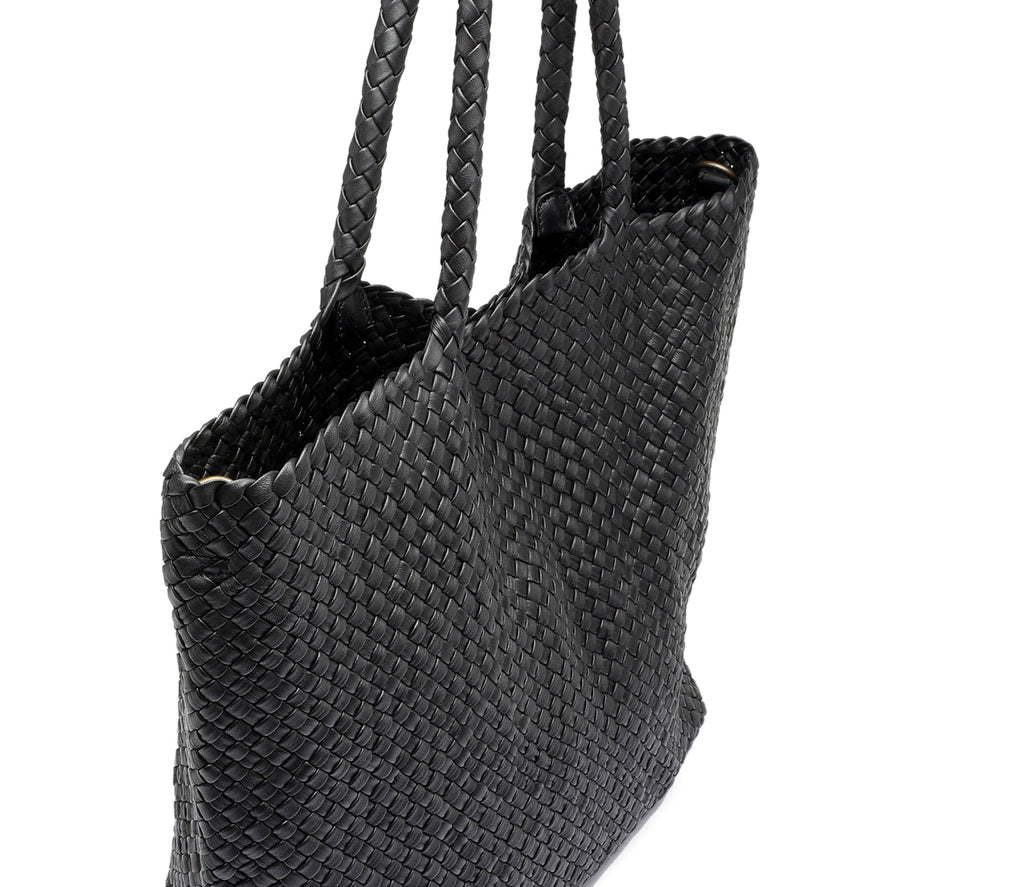 HAND WOVEN LEATHER BAG